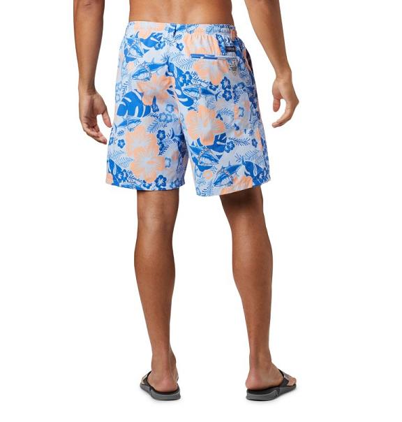 Columbia PFG Super Backcast Shorts Blue For Men's NZ6849 New Zealand